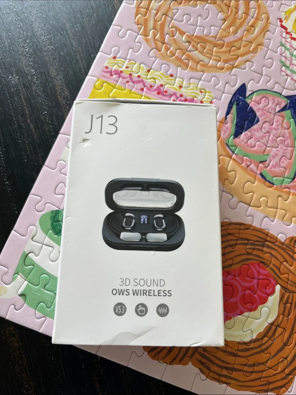 True Wireless Earbuds with Charging Case — Black